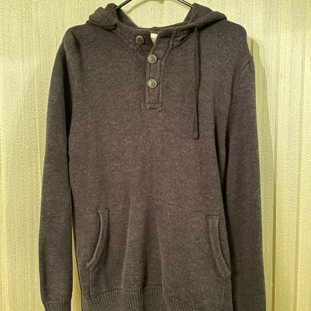 H&M Knit Pullover Hooded Sweater